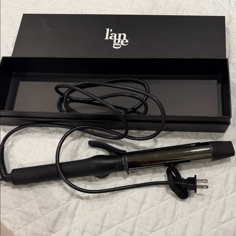 Lange Black and Silver Hair Styling Tool